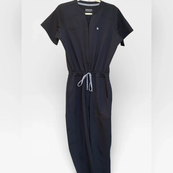 Fabletics Black Scrub Jumpsuit - Picture 2 of 11